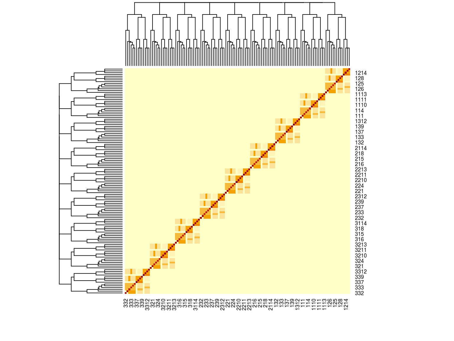 Kinship matrix